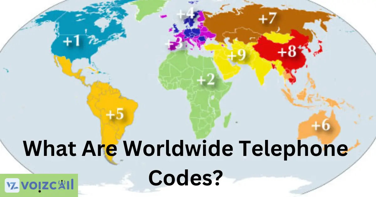 Global Telephone Codes Infographic