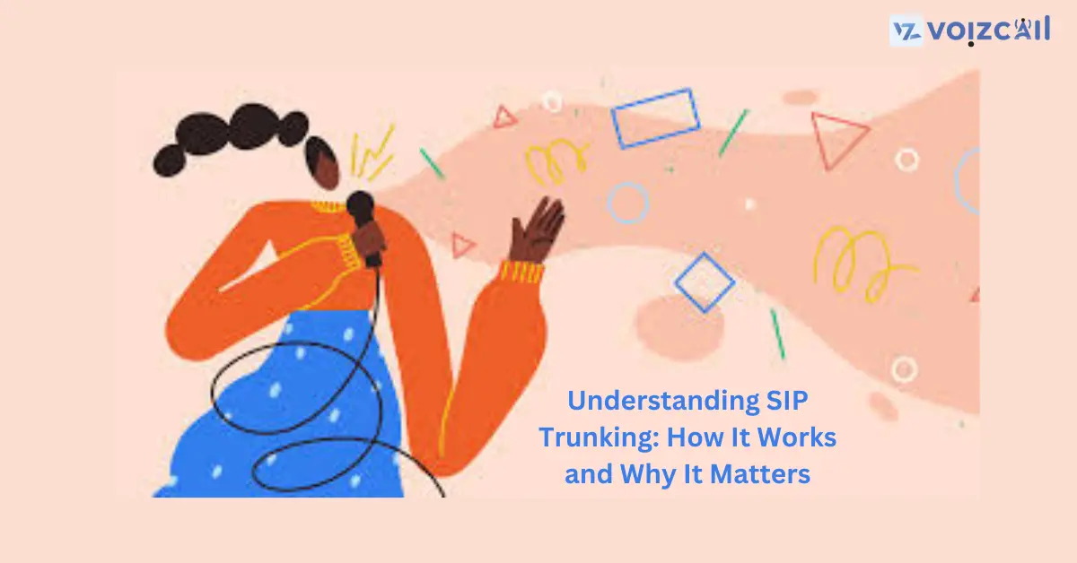 Graphic showcasing SIP Trunking functionality and its importance
