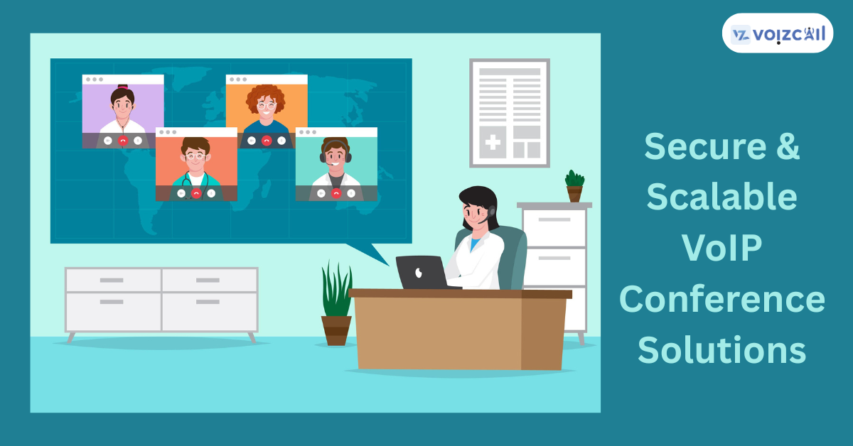 VoIP conference call setup with multiple participants