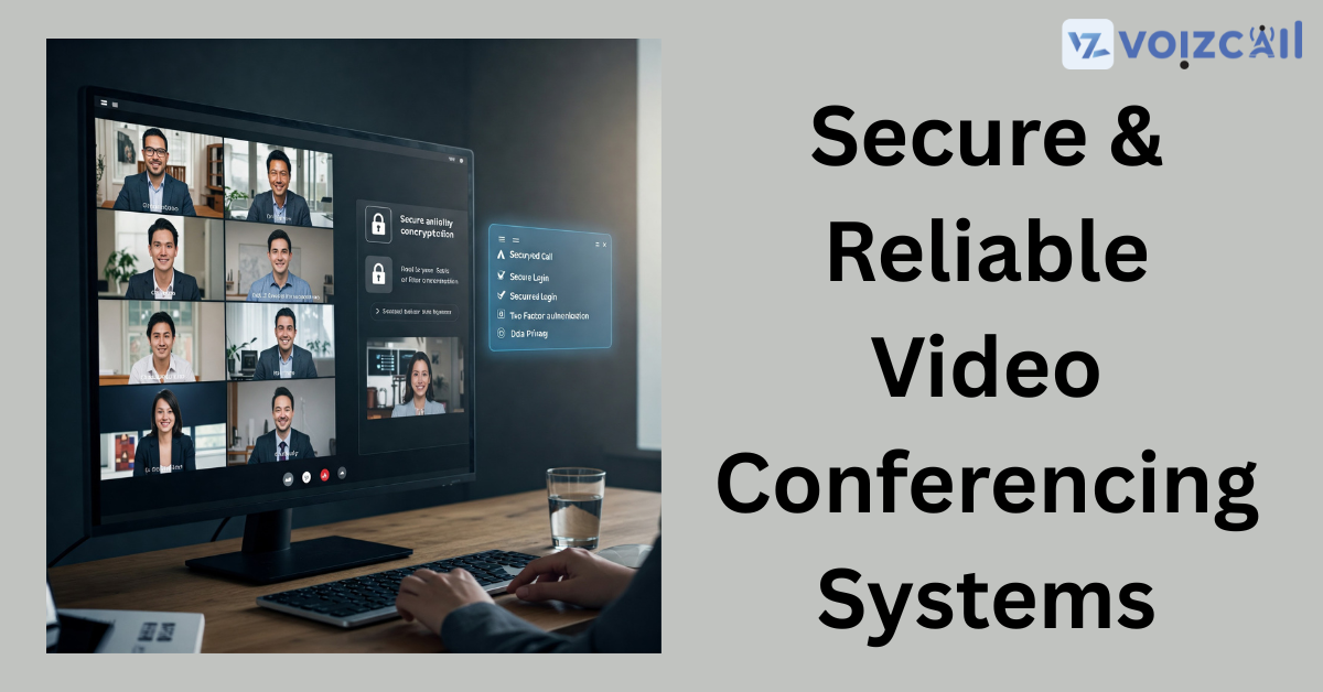 Secure video conferencing with end-to-end encryption