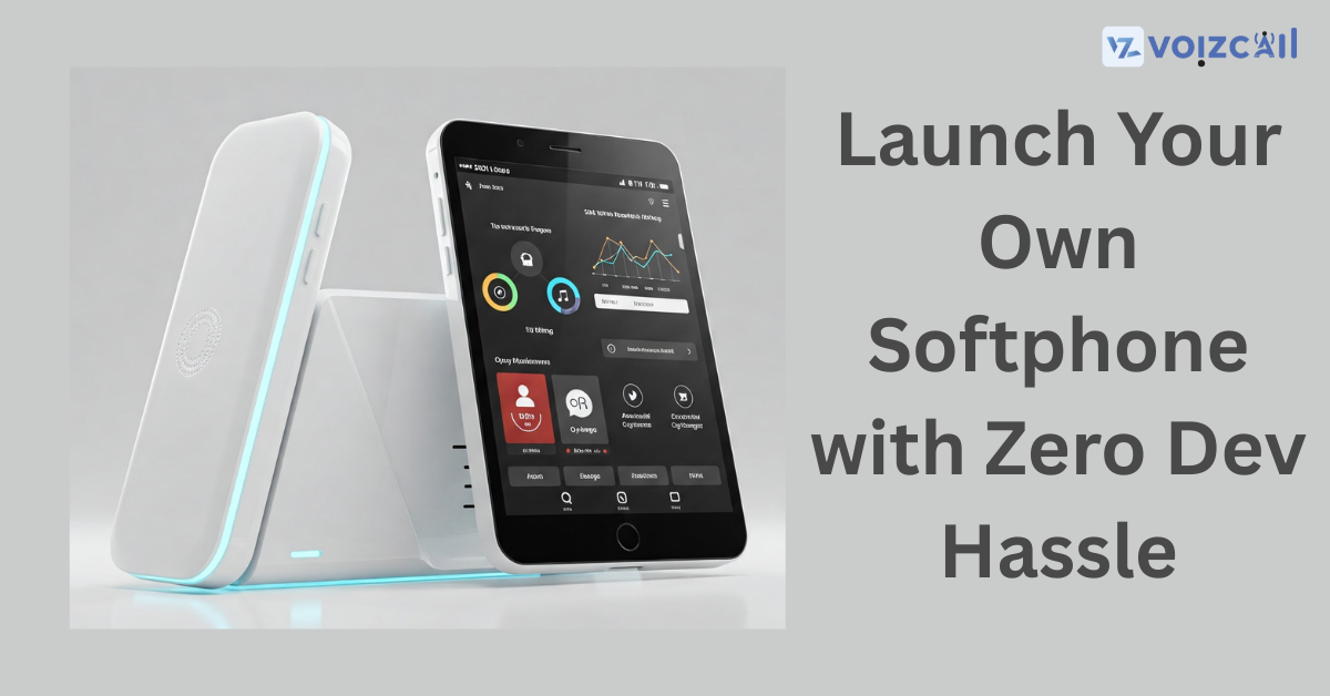 White-label softphone dashboard interface