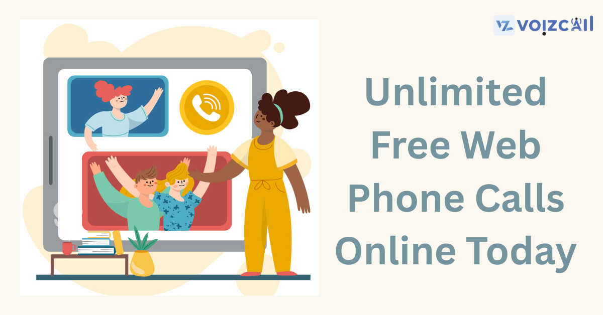 Free online voice call interface on web browser