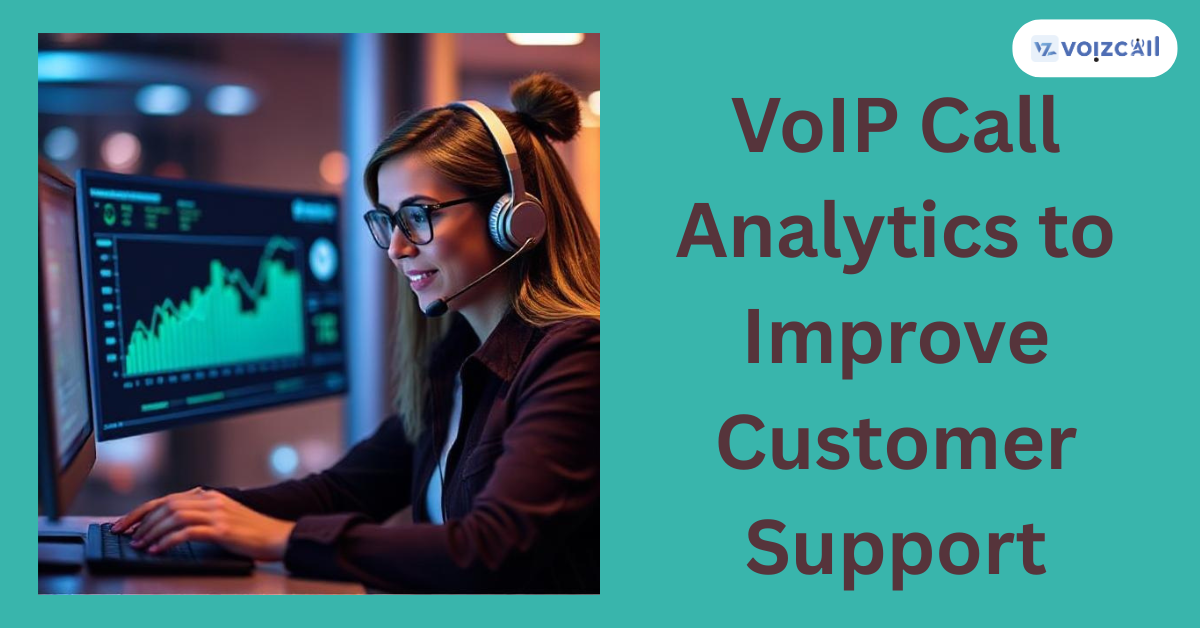 VoIP-based customer support performance tracking interface