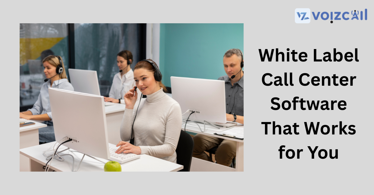 Customizable white-label call center software interface