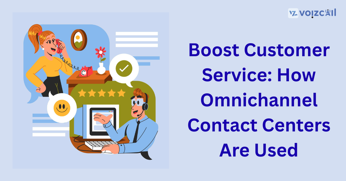 Customer support agent managing multiple channels in an omnichannel contact center