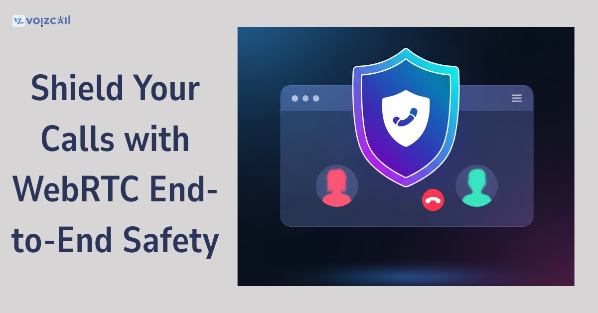 WebRTC softphone with end-to-end encrypted voice chat