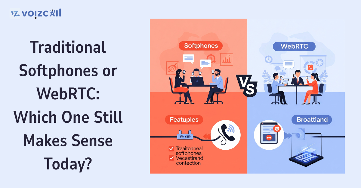 User making a VoIP call via WebRTC without installation