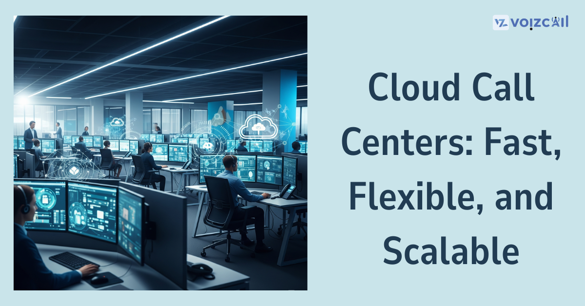 Cloud call center dashboard with real-time analytics