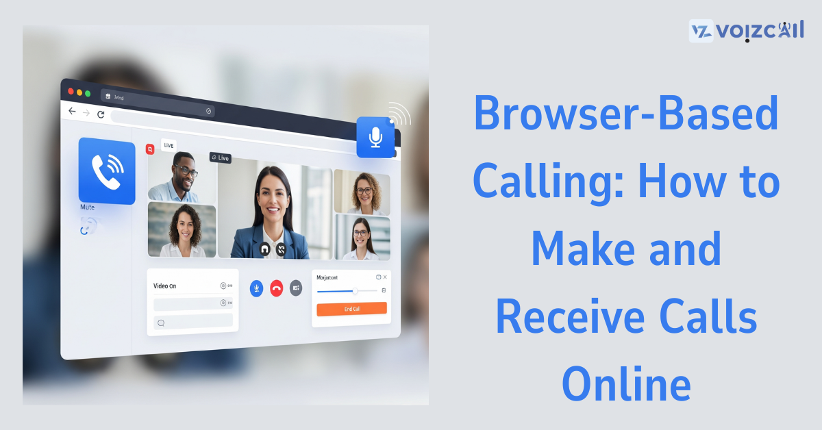 WebRTC-powered browser call on desktop screen