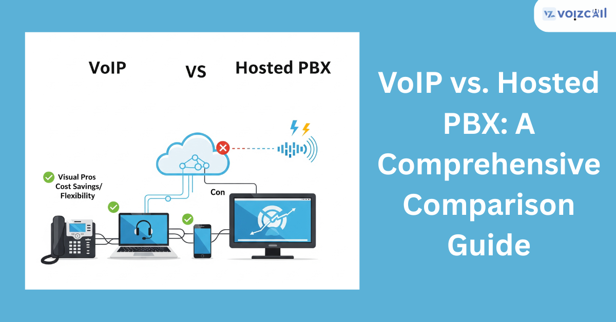 Comparison chart of VoIP and hosted PBX features and costs 