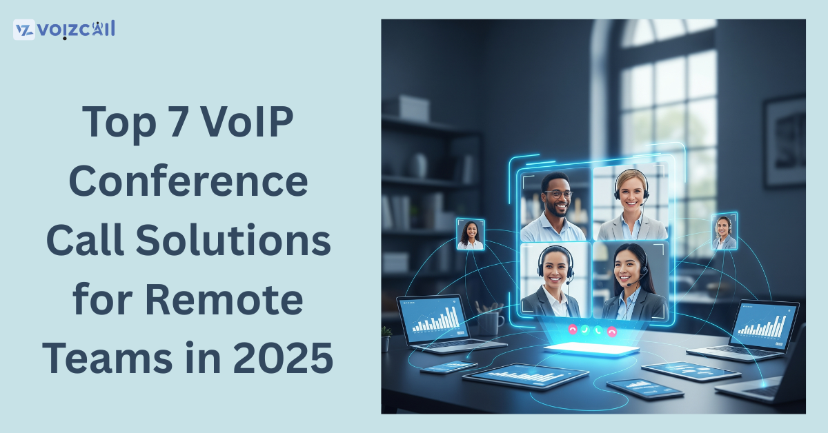 Secure VoIP conference call setup with encryption and multi-device support