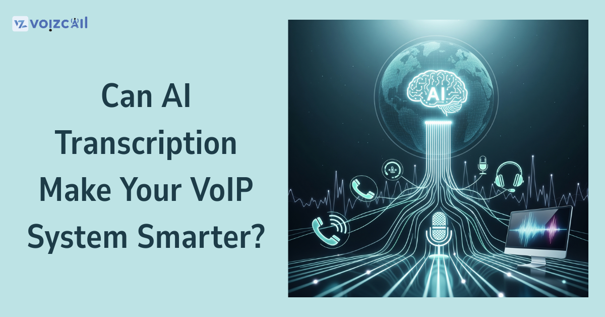 AI virtual assistant handling VoIP customer queries with voice recognition